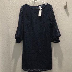 NWT Navy lace Dress